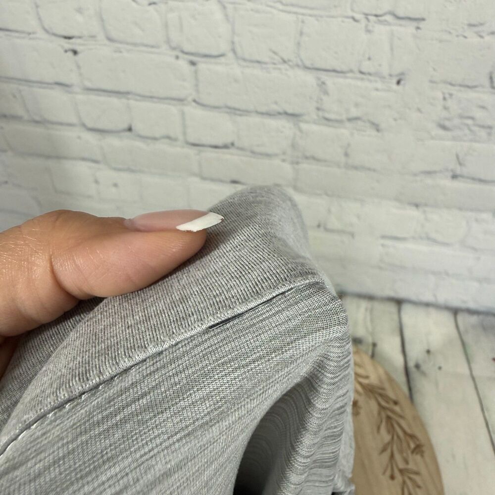 Vuori Ease Performance Half Zip 2.0 Pullover Men Large Grey Active Gym Golf - Picture 13 of 15